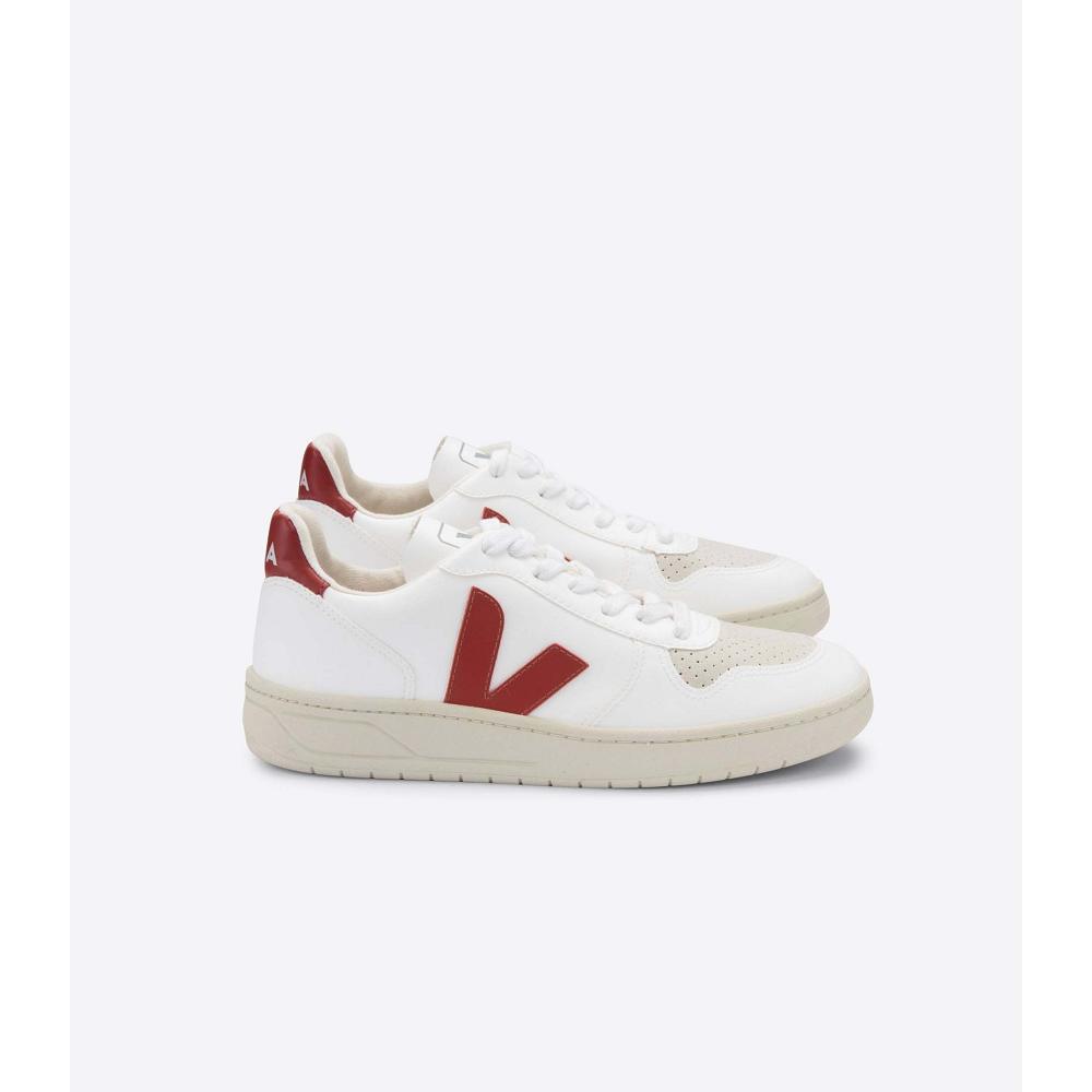 Αθλητικά Παπούτσια ανδρικα Veja V-10 CWL White/Red | GR 323WNB